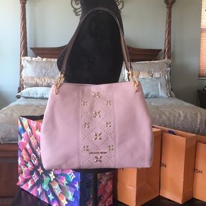 Michael Kors Leighton Large Blossom Shoulder Tote